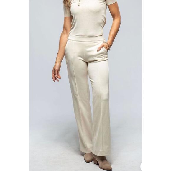 NEW MAC JEANS chiara knit trouser in vintage white - Picture 1 of 3